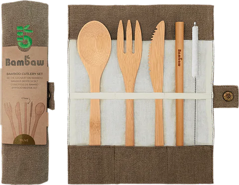 Set Couverts Bambou Nature